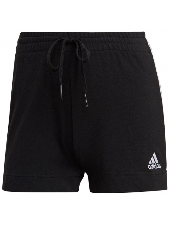 Dámske čierne šortky - kraťasy adidas Essentials Slim Black and White GM5523